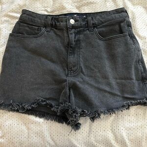 Hollister Black Jean Shorts